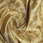 New Prints Ornamental Floral Gold Metallic Print Indian Banarasi Brocade Fabric (Gold)