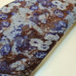 Printed Crepe Georgette Fabric Brown Blue Floral Print Summer Dress (58" wide)