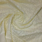 Broderie Anglaise Soft Flower Embroidery 100% Cotton Dress Craft Fabric 44" (Cream- 4)