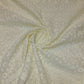 Broderie Anglaise Soft Flower Embroidery 100% Cotton Dress Craft Fabric 44" (Cream- 8