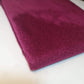 Suedette Velour Felt Fabric Material Art Craft Plain Polyester 112cm (Plum)