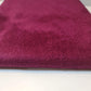 Suedette Velour Felt Fabric Material Art Craft Plain Polyester 112cm (Plum)