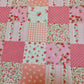 Floral Gingham Spotted Patchwork bedruckt Poly Baumwolle Stoff Polycotton Handwerk (45" Zoll breit) Druck -3