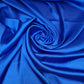 Luxury Glossy Charmeuse Silk Satin Weave Bridal Dress Polyester Fabric 58" (Royal Blue -26)