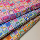 Kids Print 100% Cotton Poplin Fabric Teddy Check Print Summer (44" inch Wide)