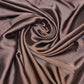 Luxury Glossy Charmeuse Silk Satin Weave Bridal Dress Polyester Fabric 58" (CHOCOLATE BROWN- 53)