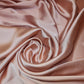 Luxury Glossy Charmeuse Silk Satin Weave Bridal Dress Polyester Fabric 58" (DUSTY PINK- 9)