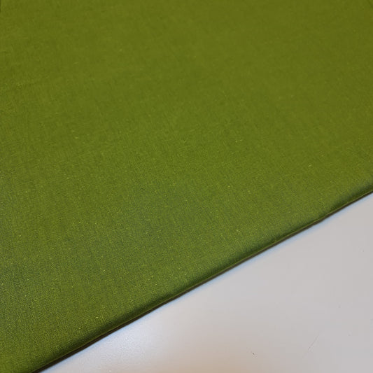 Plain 100% Cotton Fabric Material Fat Quarters Quilting Metre 30 Colours 44 Inch Wide  (Olive)