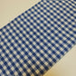 Gingham 1/8" Check 100% Pure Cotton Parna Patka Turban Dastaar Fabric 36'' Meter (Royal White)