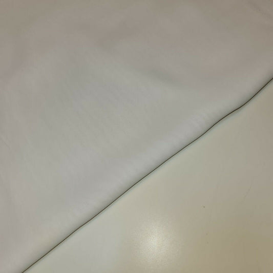 Transparenter Poly-Crêpe-Chiffon-Stoff, halbtransparent, für drapierte Kleider, Bastelmaterial, 111,8 cm (weiß)