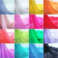 Sheer Poly Crepe Chiffon Fabric Semi-Transparent Drape Dress Craft Material 44" (Hot Pink)