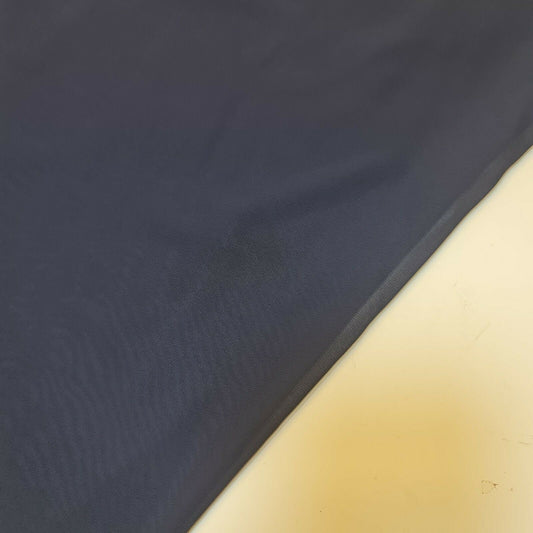 Sheer Poly Crepe Chiffon Fabric Semi-Transparent Drape Dress Craft Material 44" (Dark Navy Blue)