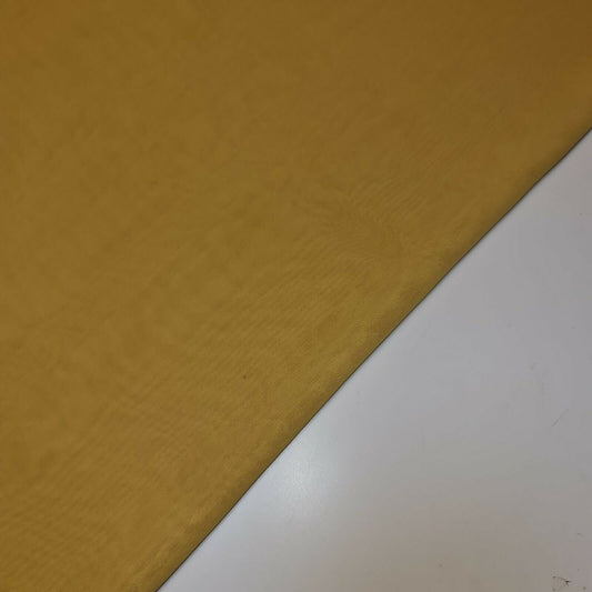 Transparenter Poly-Crêpe-Chiffon-Stoff, halbtransparent, Drapierungsmaterial für Kleider, 111,8 cm (Senfgelb)