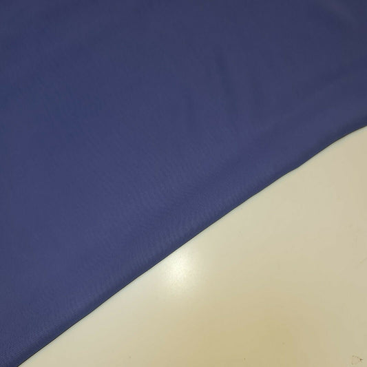 Transparenter Poly-Crêpe-Chiffon-Stoff, halbtransparent, für drapierte Kleider, Bastelmaterial, 111,8 cm (Jeansblau)