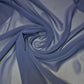 Sheer Poly Crepe Chiffon Fabric Semi-Transparent Drape Dress Craft Material 44" (Denim Blue)