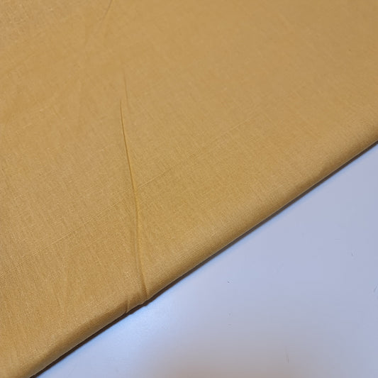 Einfarbiger Stoff aus 100 % Baumwolle, Fat Quarters, Quilting-Meter, neue Farben, 44 Zoll (Golden)