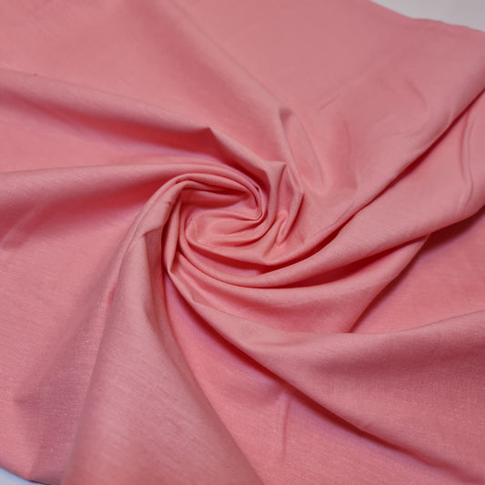 Einfarbiger Stoff aus 100 % Baumwolle, Fat Quarters, Quilting-Meter, neue Farben, 44 Zoll (Candy Pink)