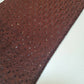 Broderie Anglais Sequin Embroidery ANGLAISE Soft Viscose Dress Craft Fabric 44" (Brown)