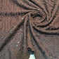 Broderie Anglais Sequin Embroidery ANGLAISE Soft Viscose Dress Craft Fabric 44" (Brown)