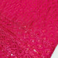 Broderie Anglais Sequin Embroidery ANGLAISE Soft Viscose Dress Craft Fabric 44" (Cerise Pink)