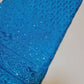 Broderie Anglais Sequin Embroidery ANGLAISE Soft Viscose Dress Craft Fabric 44" (Kingfisher)