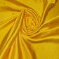 Luxury Glossy Charmeuse Silk Satin Weave Bridal Dress Polyester Fabric 58" (Yellow - 14)