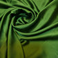 Luxury Glossy Charmeuse Silk Satin Weave Bridal Dress Polyester Fabric 58" (EMERALD GREEN- 33