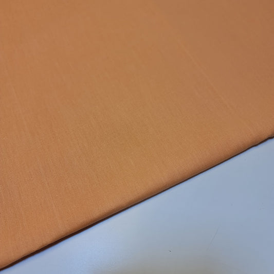 Einfarbiger Stoff aus 100 % Baumwolle, Fat Quarters, Quilting-Meter, 30 Farben, 111,8 cm breit (Pfirsich)