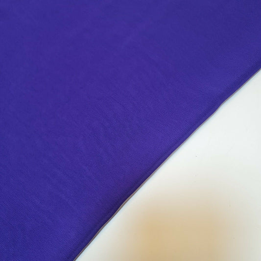 Sheer Poly Crepe Chiffon Fabric Semi-Transparent Drape Dress Craft Material 44" (Purple)