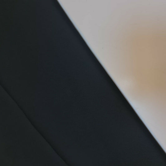 Transparenter Poly-Crêpe-Chiffon-Stoff, halbtransparent, für drapierte Kleider, Bastelmaterial, 111,8 cm (schwarz)