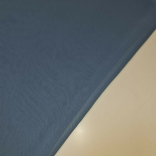 Transparenter Poly-Crêpe-Chiffon-Stoff, halbtransparent, für drapierte Kleider, Bastelmaterial, 111,8 cm (Aqua)