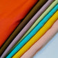 Plain American Crepe Polyester Fabric Poly Dress Craft Poplin Costume Lining 44" (Orange)