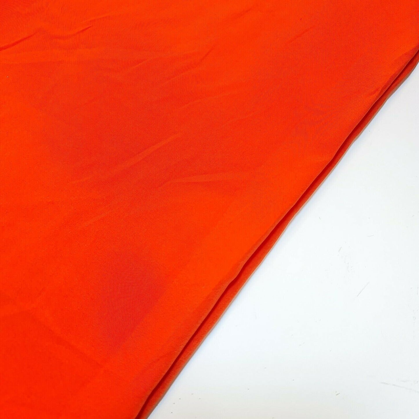 Plain American Crepe Polyester Fabric Poly Dress Craft Poplin Costume Lining 44" (Orange)