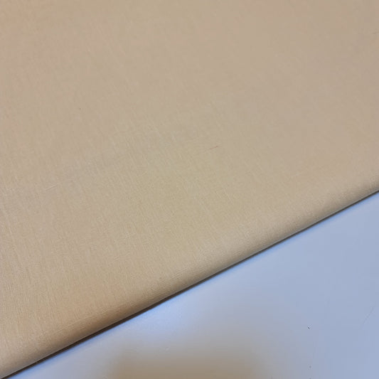 Einfarbiger Stoff aus 100 % Baumwolle, Fat Quarters, Quilting-Meter, neue Farben, 44 Zoll (Buttercreme)