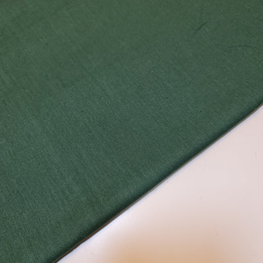 Einfarbiger Stoff aus 100 % Baumwolle, Fat Quarters, Quilting-Meter, neue Farben, 44 Zoll (Flaschengrün)