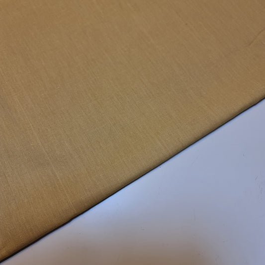 Einfarbiger Stoff aus 100 % Baumwolle, Fat Quarters, Quilting-Meter, neue Farben, 44 Zoll (Hellgold)