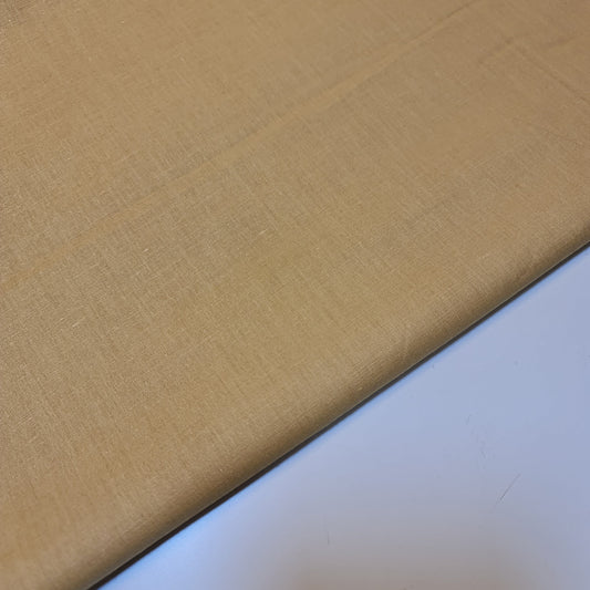 Einfarbiger Stoff aus 100 % Baumwolle, Fat Quarters, Quilting-Meter, neue Farben, 44 Zoll (Gold)