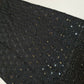 Broderie Anglais Sequin Embroidery ANGLAISE Soft Viscose Dress Craft Fabric 44" (Black)