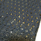 Broderie Anglais Sequin Embroidery ANGLAISE Soft Viscose Dress Craft Fabric 44" (Navy)