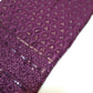 Broderie Anglais Sequin Embroidery ANGLAISE Soft Viscose Dress Craft Fabric 44" (Deep Purple)