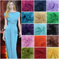 Chiffon Sheer Fabric Plain Soft Polyester Wedding Arch Dress Craft Material 44" (Ombre Magenta Jade)