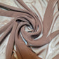 Chiffon Sheer Fabric Plain Soft Polyester Wedding Arch Dress Craft Material 44" (Brown)