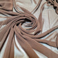 Chiffon Sheer Fabric Plain Soft Polyester Wedding Arch Dress Craft Material 44" (Chocolate)