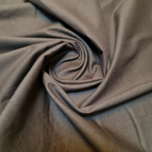 100% Cotton Fabric Plain Dyed Craft Dress Lining Quilting Material 44" By The Meter