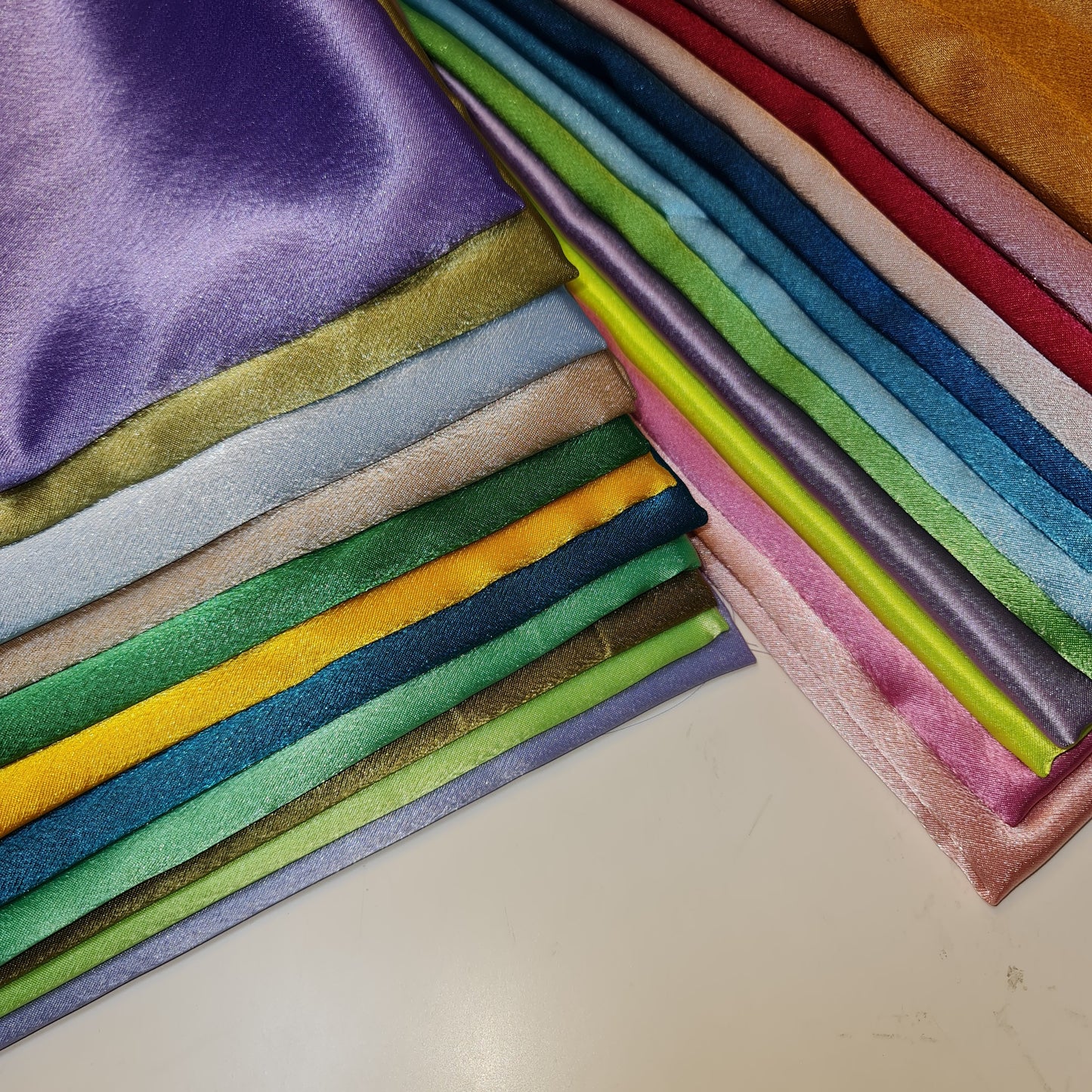 Plain Silky Satin Fabric 50+ Colours Dress Craft Wedding Crepe Back Material 58"  (Turquoise)