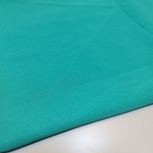 Chiffon-Stoff, durchsichtig, schlicht, weich, Polyester, Bastelmaterial für Hochzeitsbögen und Kleider, 111,8 cm (Türkis)