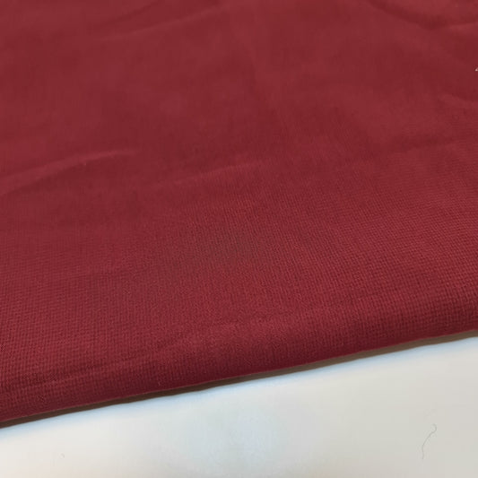 Chiffon-Stoff, durchsichtig, einfarbig, weicher Polyester, Bastelmaterial für Hochzeitsbögen und Kleider, 111,8 cm (Weinrot)