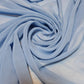 Chiffon Sheer Fabric Plain Soft Polyester Wedding Arch Dress Craft Material 44" (New Blue)