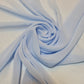 Chiffon Sheer Fabric Plain Soft Polyester Wedding Arch Dress Craft Material 44" (Sky)