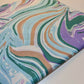 Marble Print ITY Fabric Dress Skirts Tops 58" width 2 way Stretch Material 58"